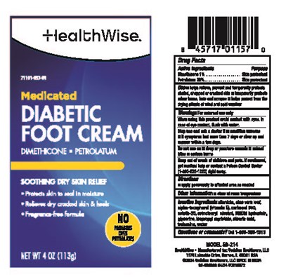 Label (59 214 Tube Foot Cream 4oz)